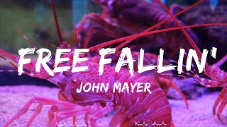 John Mayer  Free Fallin Lyrics  Soren Music [upl. by Neuberger198]