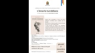 L innario turoldiano di Mauro Manzoni [upl. by Caria]