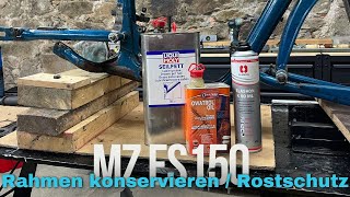 MZ ES 150 Rostschutz und Hohlraumkonservierung [upl. by Elvis]