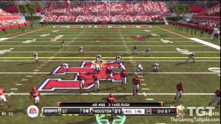 The Gaming Tailgate  NCAA Football 12  Online Gameplay GATech vs Houston Part 3 [upl. by Adner440]