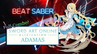 Beat Saber  Sword Art Online Alicization OP 1  Adamas Full Clear Expert [upl. by Leimaj881]