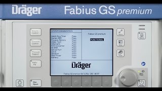 Dräger Fabius GS premium  Daily checkout procedure [upl. by Raynell569]