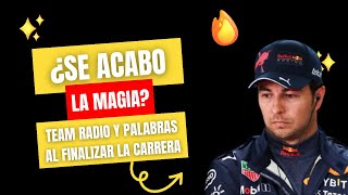 Checo Pérez Team Radio y entrevista al finalizar el Gp de Austria [upl. by Hsan]