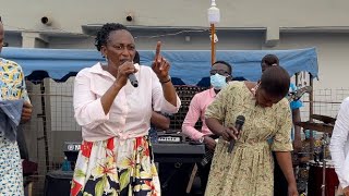 Typical Pentecost Praise Medley🔥  Dcns Jane Quaye  Sunday Evening Street Gospel Evangelism [upl. by Eeliab162]