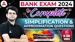 Complete Simplification amp Approximation for Bank Exam 2024  Maths by Navneet Tiwari [upl. by Aida]