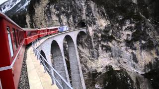 Landwasserviadukt Filisur Switzerland [upl. by Ecneret]