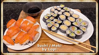 RECETTE de Sushi réalisé au Cookeo Moulinex recette sushi maki [upl. by Maharva]