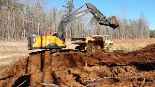 Load Dirt And Getting The Truck Stuck [upl. by Ehc645]