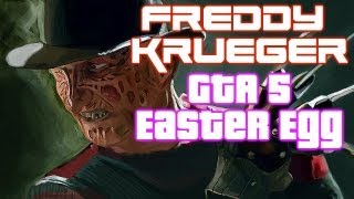 Grand Theft Auto 5  Freddy Krueger Easter Egg [upl. by Berl804]