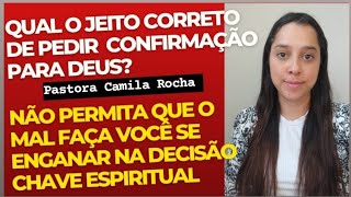 COMO PEDIR CONFIRMAÇÃO PRA DEUS [upl. by Eglantine307]