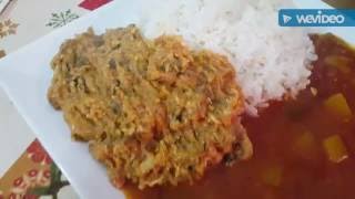 BERENJENAS ASADAS GUISADAS CON HUEVOS [upl. by Ennobe]