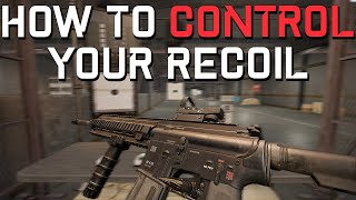 GUIDE HOW TO CONTROL YOUR RECOIL in PUBG [upl. by Annanhoj]