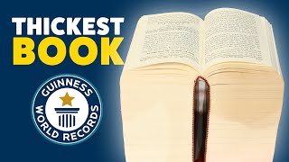 Would You Finish This Book  Records Weekly  Guinness World Records [upl. by Mannos]