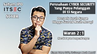 IPO CYBR ITSEC ASIA Perusahaan CYBER SECURITY Yang Punya Client di 13 Negara  Dapat Waran 21 [upl. by Secor]