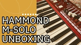 Hammond MSolo Unboxing [upl. by Fronia]