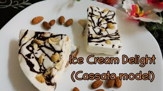 IceCreamDelight  Cassata model വെറും 4 ചെരുവകൾ കൊണ്ടൊരു ഐസ് ക്രീം Epi40 [upl. by Hcurob]