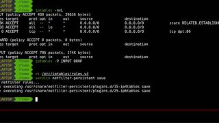 How to manage iptables with netfilter persistent [upl. by Kahlil621]