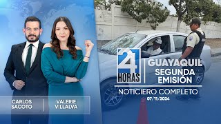 Noticiero de Guayaquil Segunda Emisión 07112024 [upl. by Acsehcnarf]