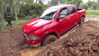 Dodge Ram 1500 Cooper Discoverer Stt 35 in mud [upl. by Ettenauq]