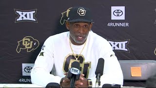 COACH PRIME POST GAME PRESS CONFERENCE CU vs ARIZONA ft PRESIDENT BARACK OBAMA [upl. by Plante]