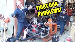 FIRST RUN  High Performance VW Engine Build  1776cc Beetle  Cold Start [upl. by Hoang]