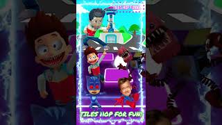 Paw Patrol Ryder 🆚 Boxy Boo 🆚 PJ Masks 🆚 Vlad and Niki ⚡ Mortal Combat ⚡Who is Win 🎯 Tiles Hop [upl. by Yauqaj]