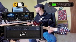 Fractal Audio  Suhr PT100 How it sounds in the mix [upl. by Elinnet]