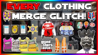 EVERY Working Clothing Merge Glitch In GTA 5 Online [upl. by Buschi]