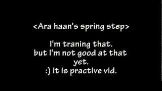 Elsword KR Aras spring step practice [upl. by Sprung918]