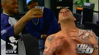 PRODIGY FROM MOBB DEEP POURS TOBASCO HOT SAUCE IN STEVEO EYES [upl. by Marji368]