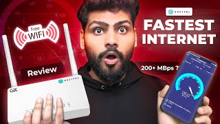 Excitel Fiber Broadband Long Term Review  Speed Test 😱  Excitel Fiber Plans 2024  Best for you 💯 [upl. by Spragens]