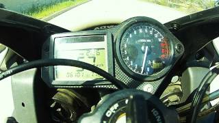 Honda CBR 600F4i Stock Dyno Test [upl. by Hanid]