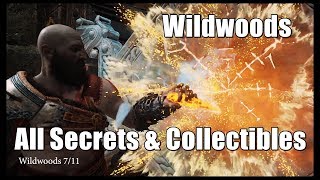 God of War All Secrets and Collectibles in Wildwoods [upl. by Nnylg]