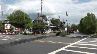 NJ Transit GP40 4202 leads the Express through Hillsdale in HD [upl. by Airetnohs707]