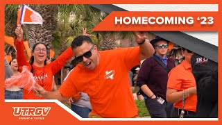 UTRGV Homecoming Parade amp Celebration Recap  Spring 2023 [upl. by Nyvar604]