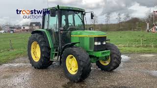 1995 John Deere 6200  Vierwielaangedreven landbouwtractor [upl. by Nidnarb]