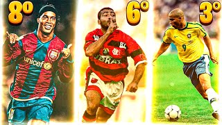 JORNAL INGLÊS ELEGE OS 19 MELHORES JOGADORES BRASILEIROS DE TODOS OS TEMPOS [upl. by Nrojb]