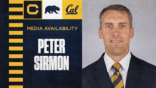 Cal Football Peter Sirmon Media Availability 8262024 [upl. by Bozuwa57]