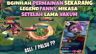 PERMAINAN TERBARU FANNY MIKASA SETELAH LAMA VAKUM MOBILE LEGENDS [upl. by Sydalg]