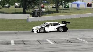 Assetto corsa Road America Subaru WRX STi GT3 205822 [upl. by Zacek947]