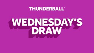 The National Lottery Thunderball draw results from Wednesday 25 September 2024 [upl. by Kenny166]