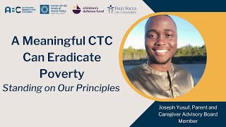 Joseph Yusuf A Meaningful CTC Can Eradicate Poverty [upl. by Hairim673]