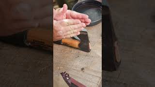 BASIC Axe Sharpening 🪓 survival camping bushcraft [upl. by Anasxor536]