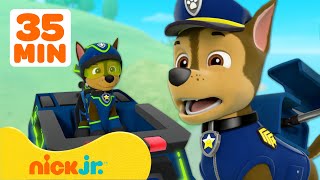 Patrulha Canina  Momentos mais Corajosos de Chase  Compilação de 35 Minutos  Nick Jr [upl. by Moises]