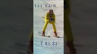 Franz Klammer Kitzbühel Streif 1976 shorts skiing downhill kitzbühel [upl. by Rozek]