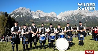 Festumzug vom Blasmusikfestival in Ellmau am Wilden Kaiser [upl. by Aleakim]