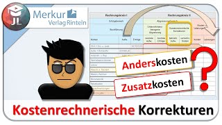 Kostenrechnerische Korrekturen Ergebnistabelle Anderskosten Zusatzkosten [upl. by Rhee245]