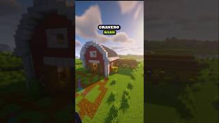 MINECRAFT GRANERO BARN idea minecraft minecraftshorts [upl. by Pfeifer]