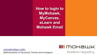 MyMohawk How to Login [upl. by Amaris362]