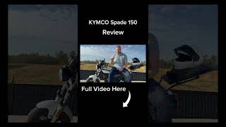 Kymco Spade REVIEW kymco kymcospade motorcyclereview [upl. by Hasila]